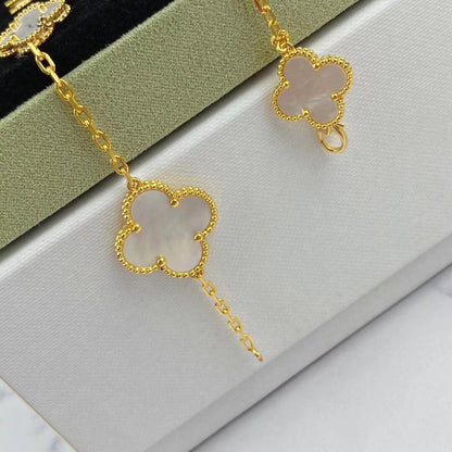 [Noble Jewelry]MAGIC CLOVER MOP GOLD BRACELET 5 MOTIFS