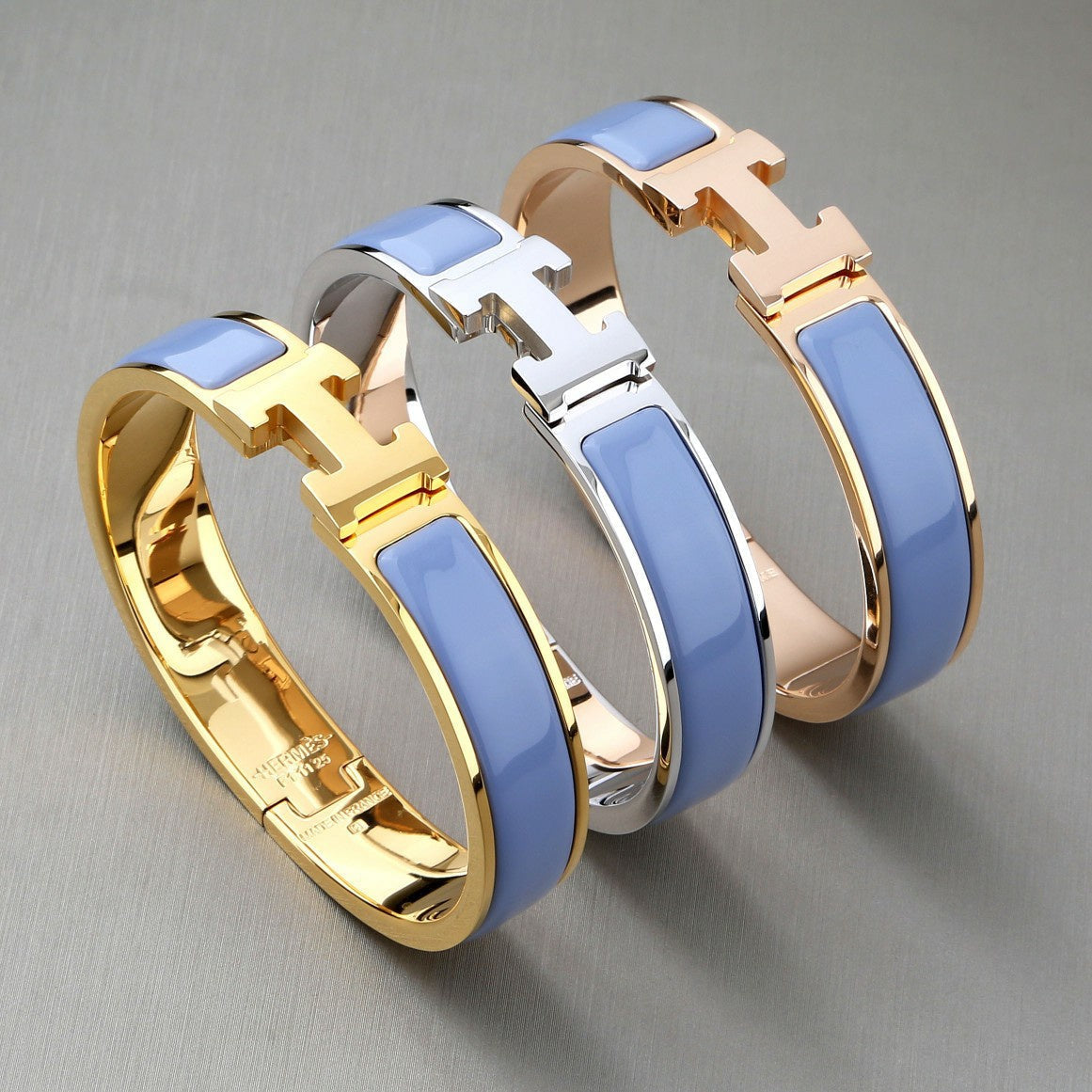 [Edler Schmuck]H ARMBAND ROMANTISCH BLAU 12MM