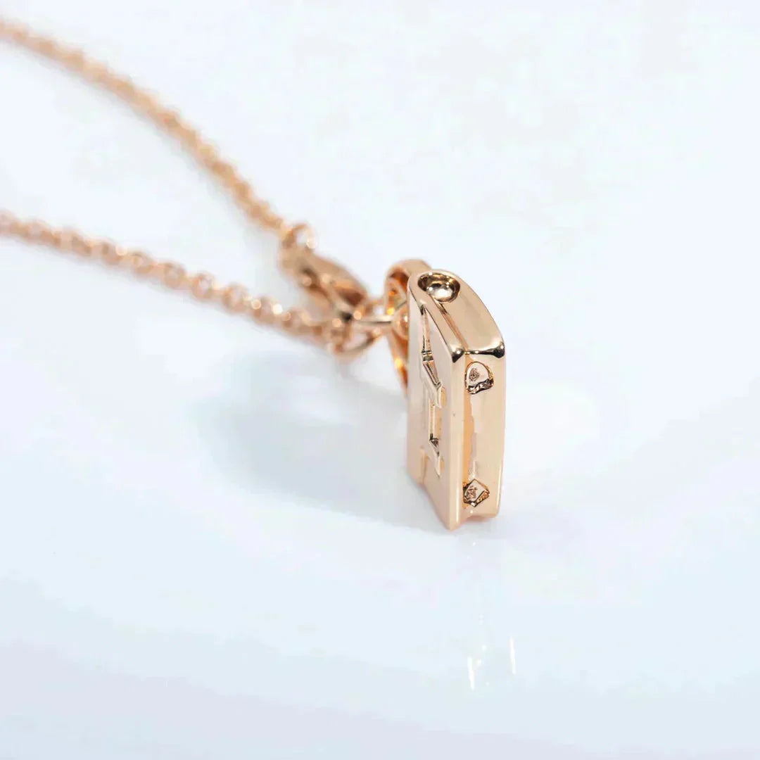 [Noble Jewelry]AMULETTE PEDANT ROSE GOLD NECKLACE