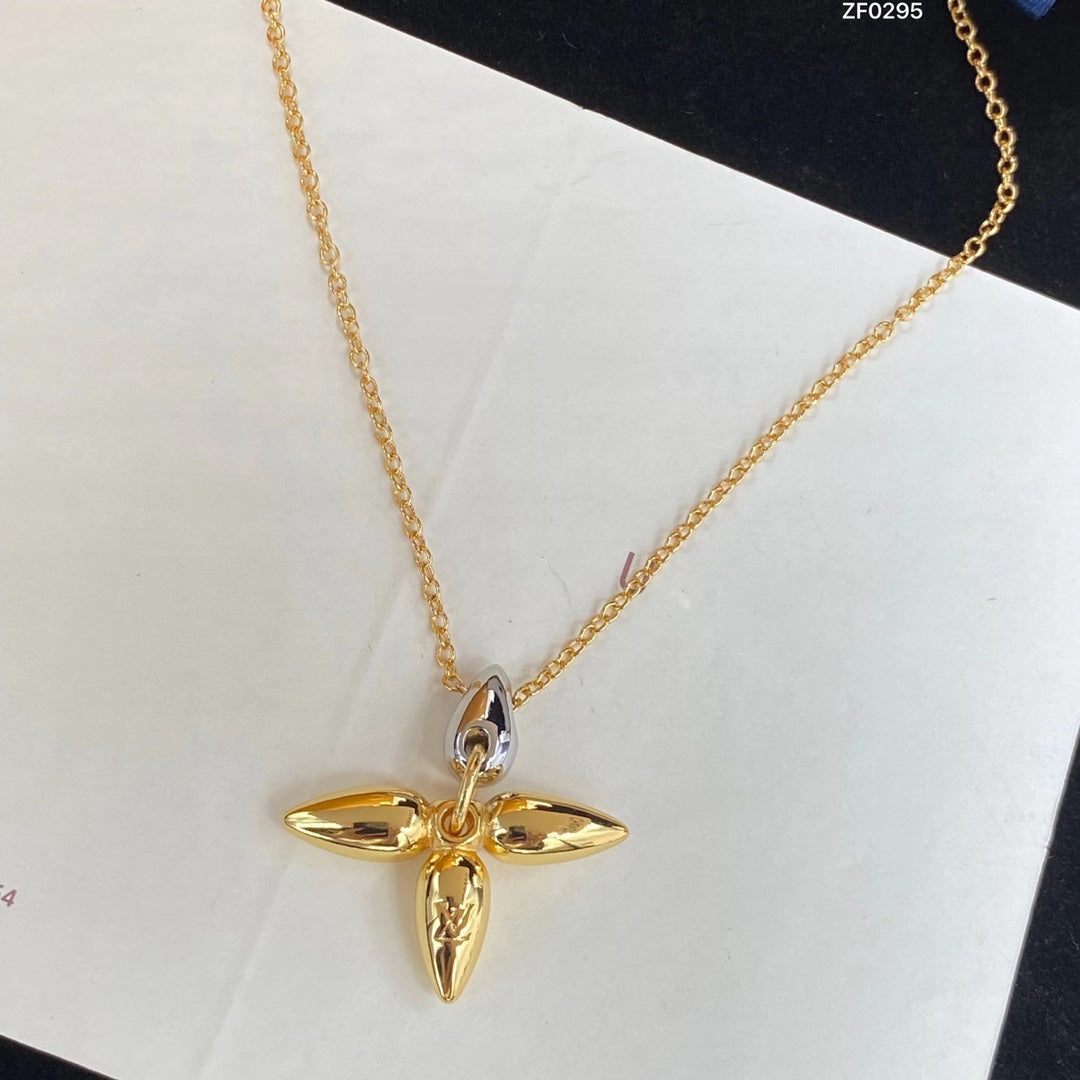 [Noble Jewelry]LOUISETTE PEDANT GOLD NECKLACE