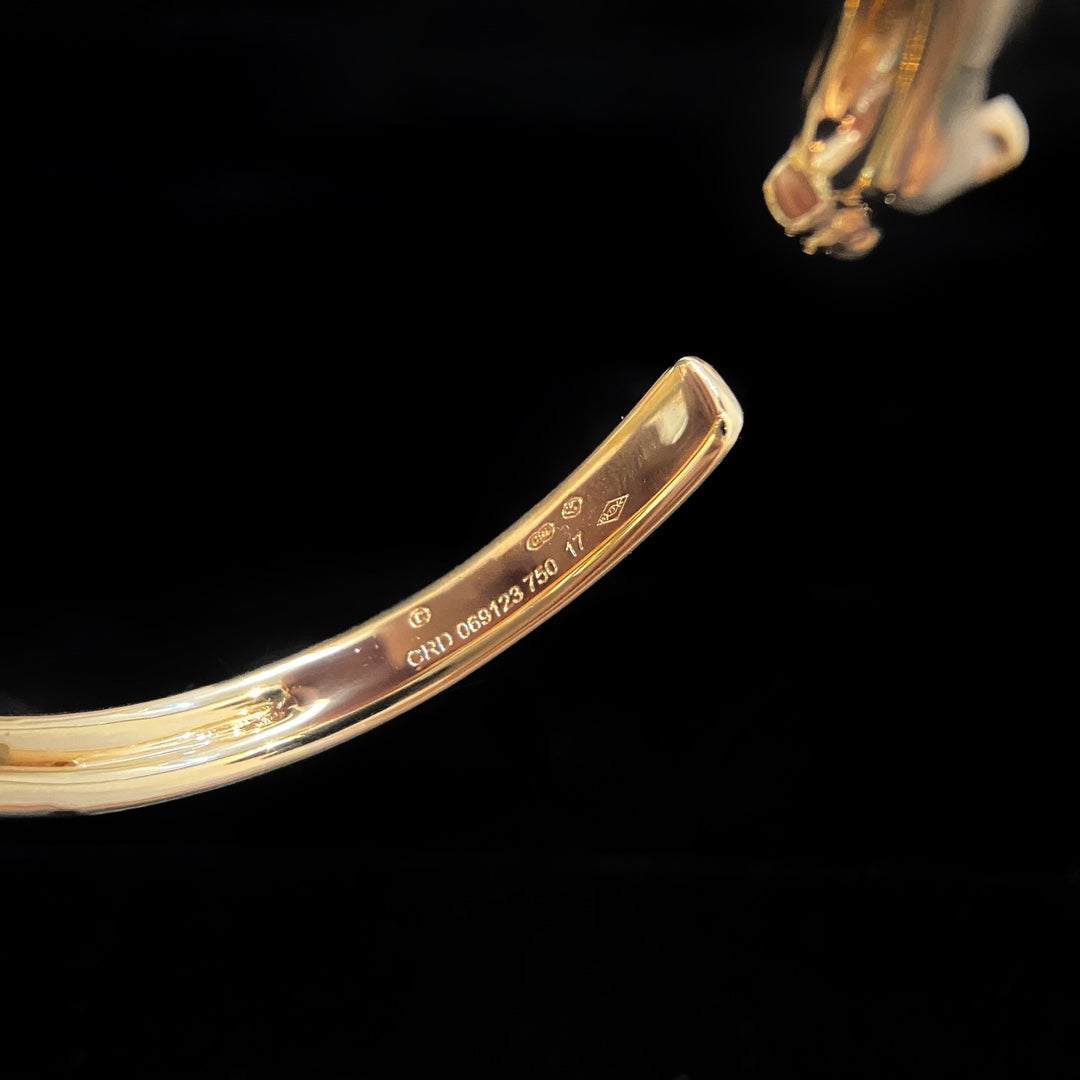 [Noble Jewelry]PANTHERE GOLD OPEN BRACELET