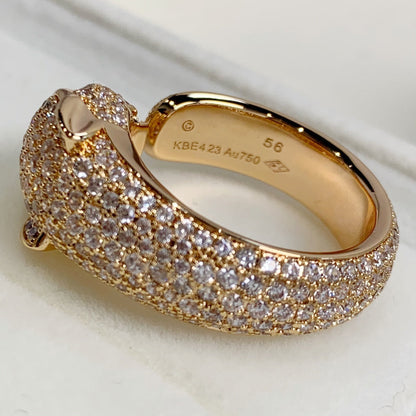 [Noble Jewelry]PANTHERE PINK GOLD DIAMOND RING