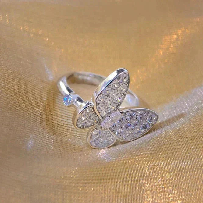 [Noble Jewelry]BUTTERFLY DIAMOND RING