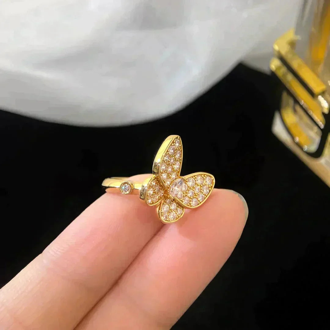 [Noble Jewelry]BUTTERFLY DIAMOND RING