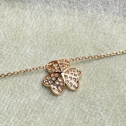 [Noble Jewelry]FLOWER DIAMOND NECKLACE