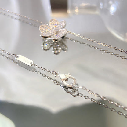 [Noble Jewelry]FLOWER DIAMOND NECKLACE