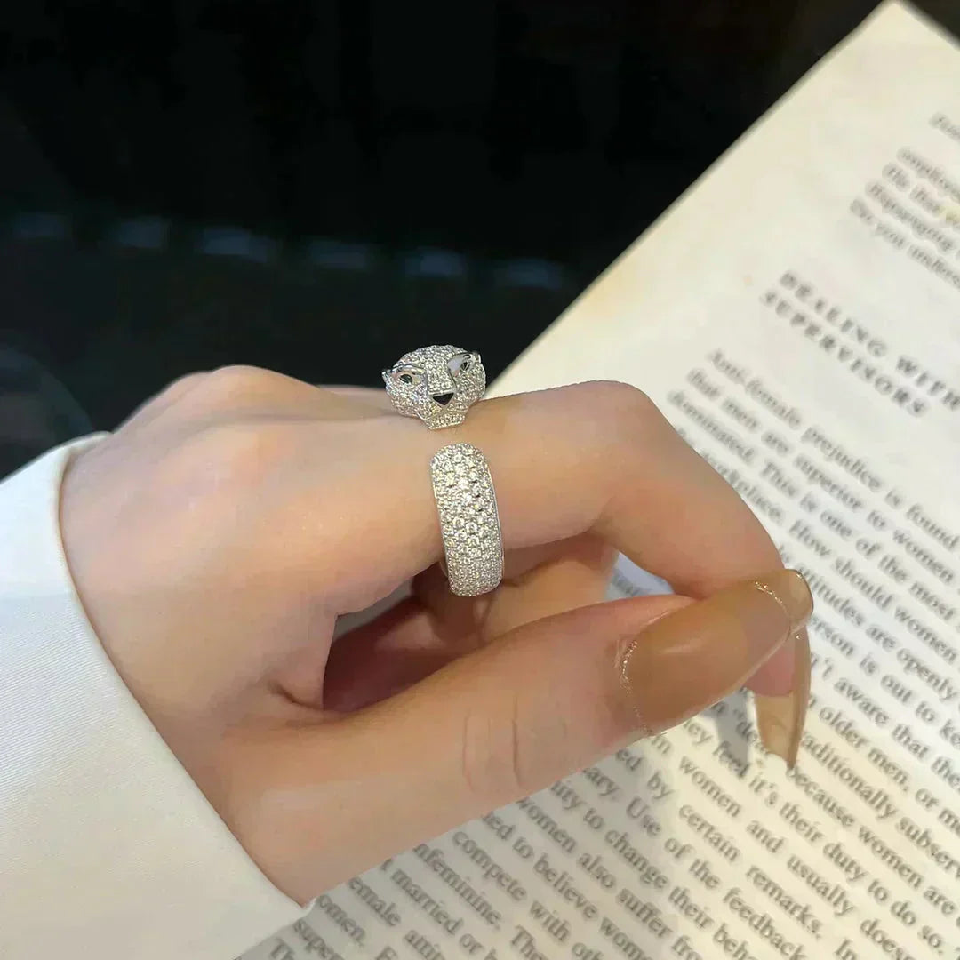 [Noble Jewelry]PANTHERE 5.5MM ALL DIAMOND RING