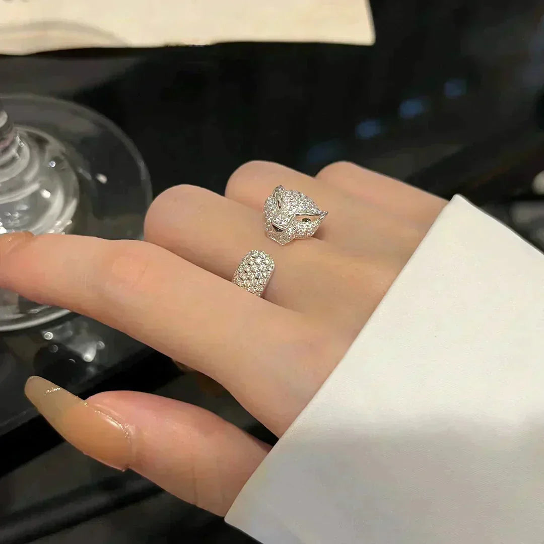 [Noble Jewelry]PANTHERE 5.5MM ALL DIAMOND RING