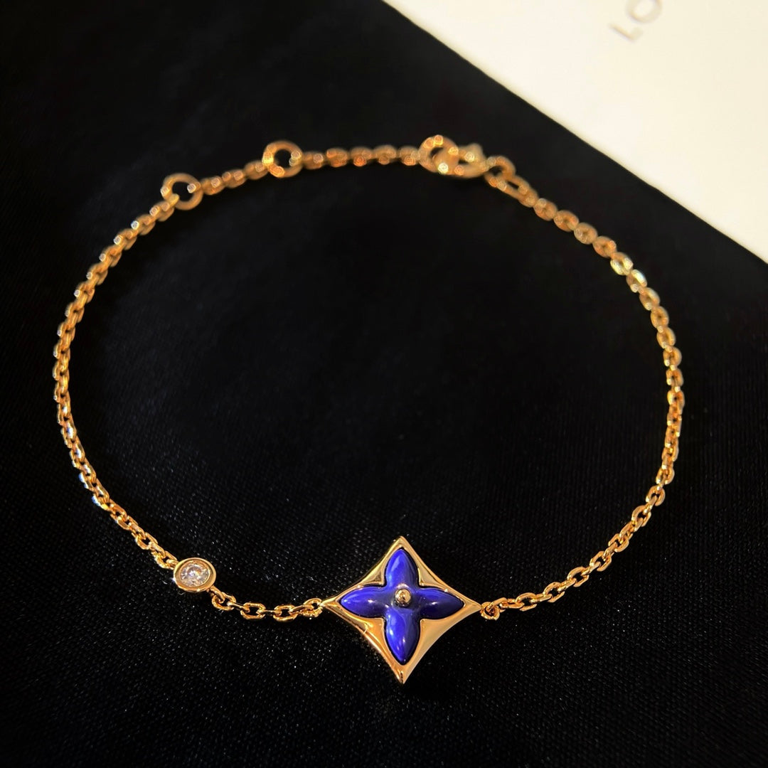 [Noble Jewelry]COLOR STAR PINK GOLD DIAMOND BRACELET