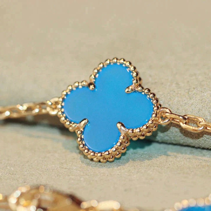 [Noble Jewelry]CLOVER 20 MOTIFS TURQUOISE GOLD