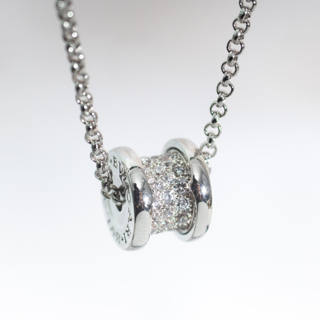 [Noble Jewelry]ZERO 1 SILVER DIAMOND NECKLACE