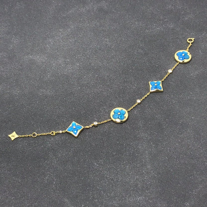 [Noble Jewelry]STAR AND SUN TURQUOISE 4 MOTIFS 3 DIAMONDS