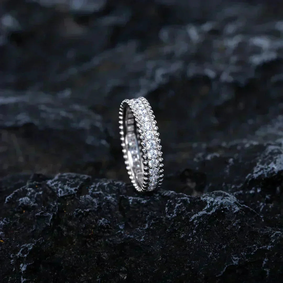 [Noble Jewelry]PERLEE DIAMOND SILVER RING