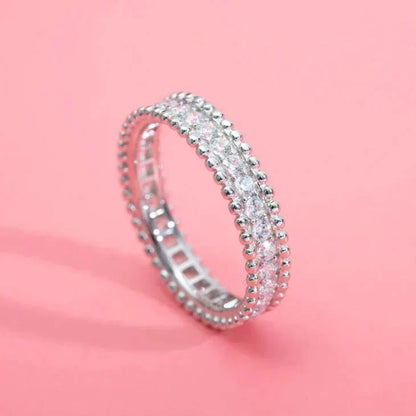 [Noble Jewelry]PERLEE DIAMOND SILVER RING