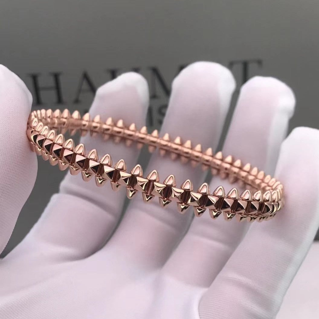 [Noble Jewelry]CLASH PINK GOLD BRACELET