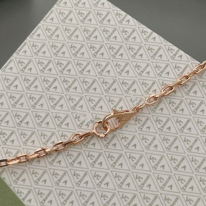 [Edler Schmuck]LUCKY SPRING 15 MOTIVE ROSÉGOLD HALSKETTE