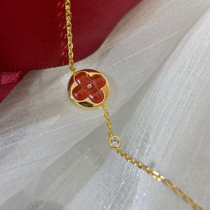 [Noble Jewelry]SUN PEDANT CARNELIAN BRACELET