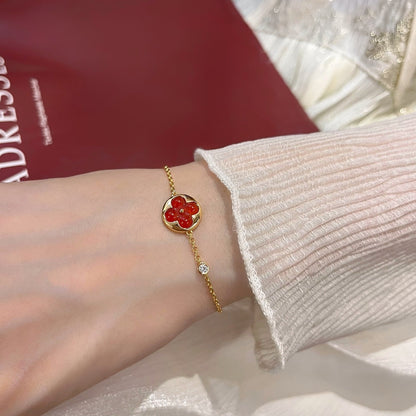 [Noble Jewelry]SUN PEDANT CARNELIAN BRACELET