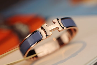 [Edler Schmuck]H ARMBAND 12MM BLAU GRAU