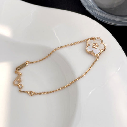 [Edler Schmuck]LUCKY SPRING ROSE GOLD MOP ARMBAND