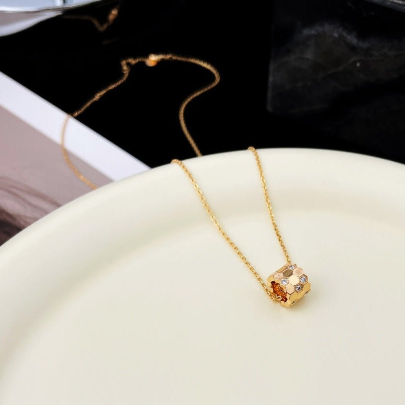 [Noble Jewelry]BEE MINI PEDANT DIAMOND NECKLACE