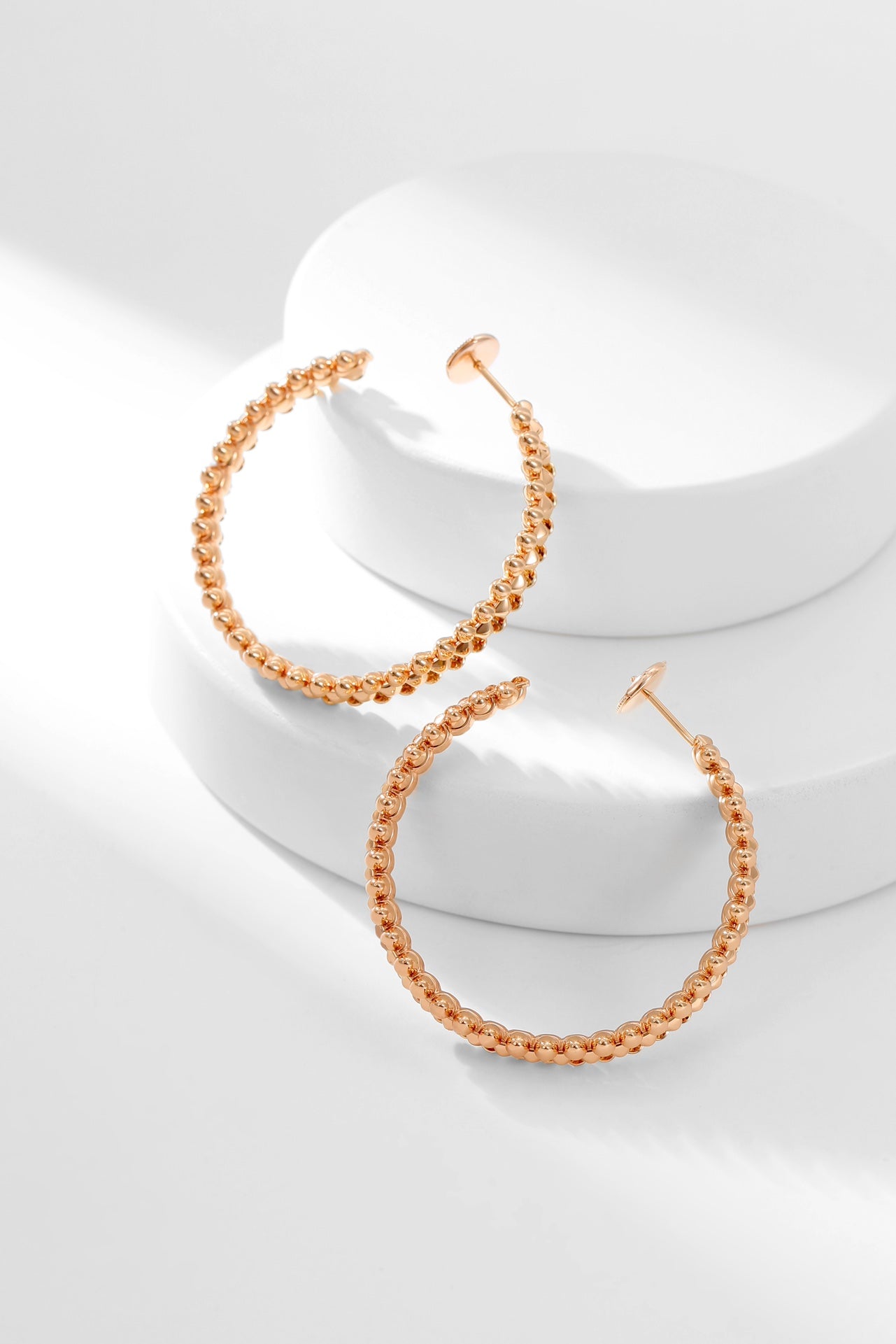 [Noble Jewelry]CLASH HOOP EARRINGS