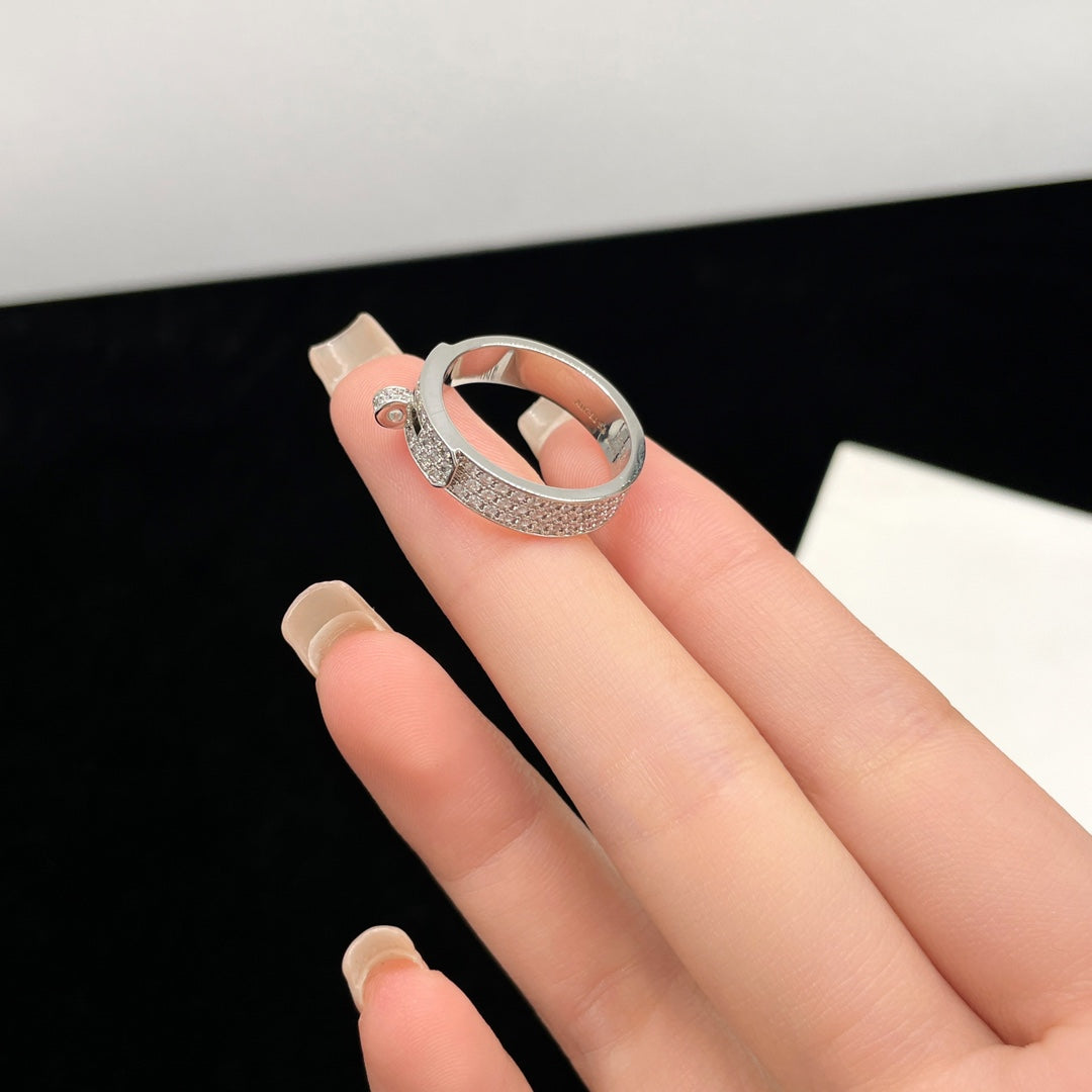 [Noble Jewelry]KELLY SILVER DIAMOND RING