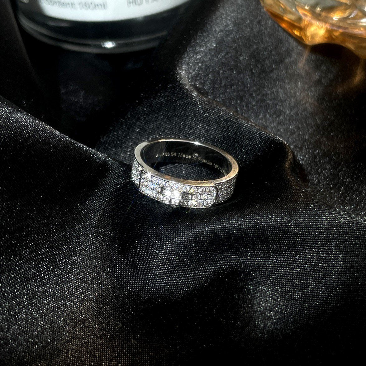 [Noble Jewelry]KELLY SILVER DIAMOND RING