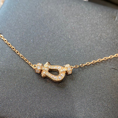 [Noble Jewelry]FORCE 10 DIAMOND PINK GOLD NECKLACE MINI MODEL