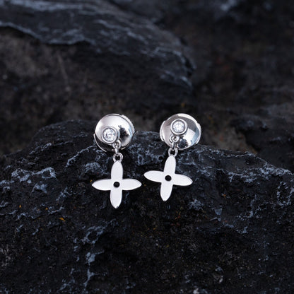 [Noble Jewelry]VIDYLLE SILVER DIAMOND MINI DROP EARRINGS