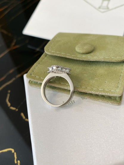 [Noble Jewelry]CLOVER SILVER RING