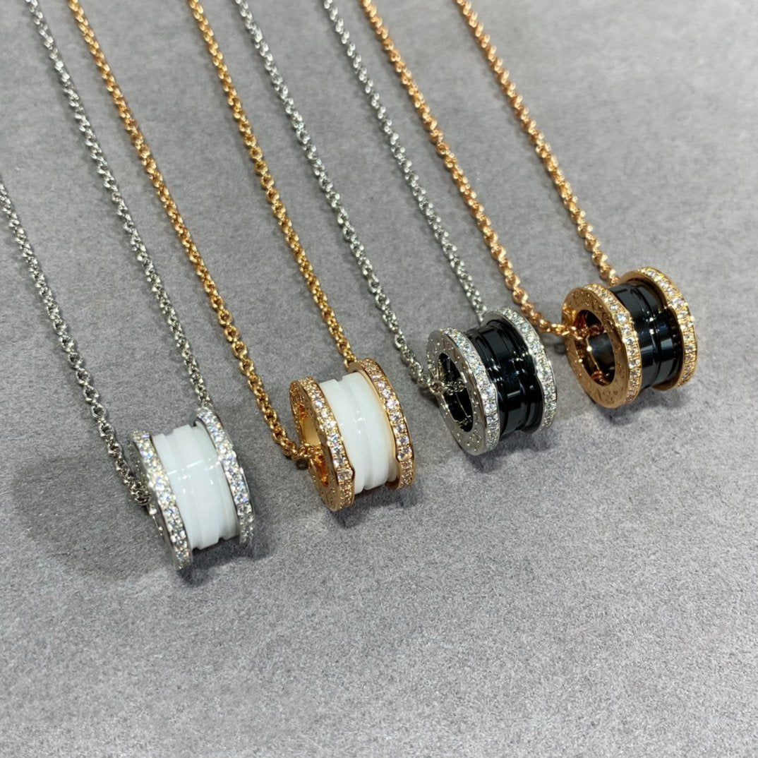 [Noble Jewelry]ZERO 1 DIAMOND CERAMIC NECKLACE