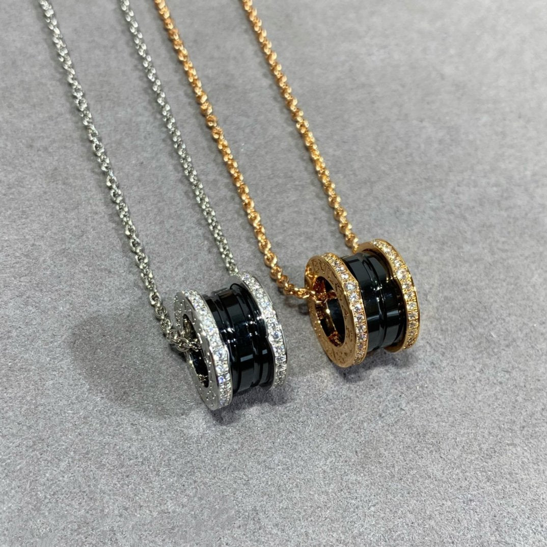 [Noble Jewelry]ZERO 1 DIAMOND CERAMIC NECKLACE