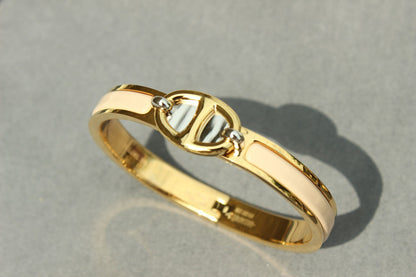 [Noble Jewelry]CLIC CHAINE GOLD BRACELET