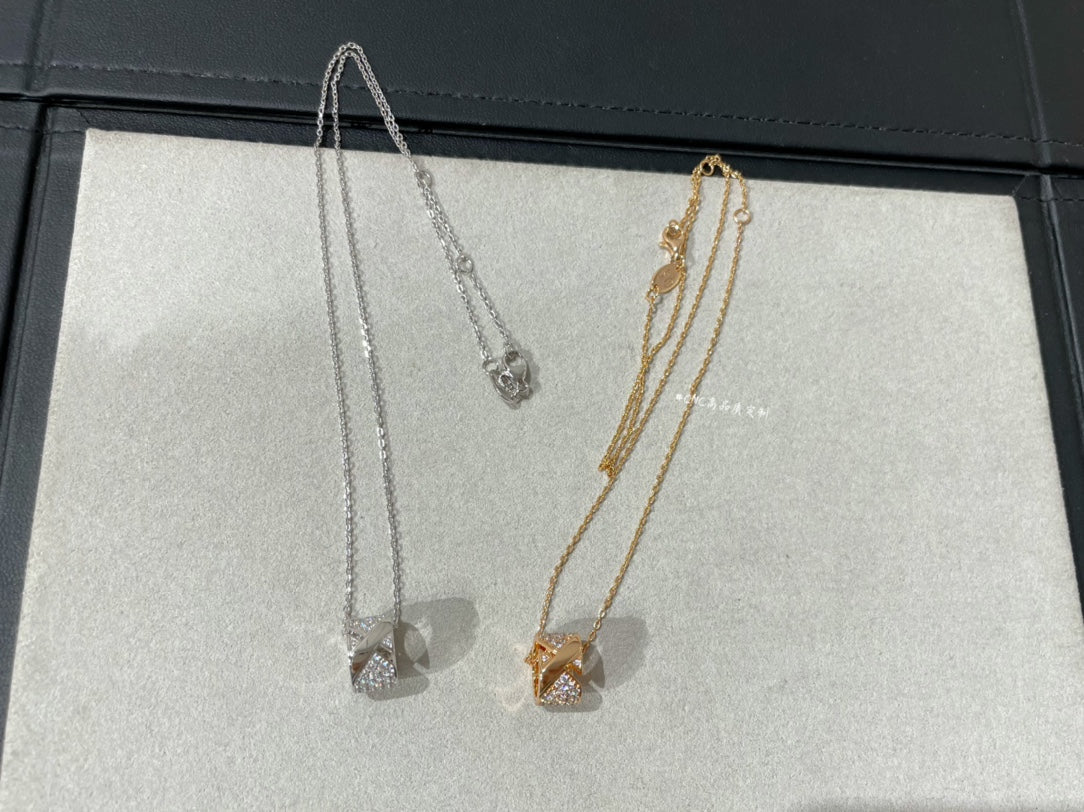 [Noble Jewelry]LIENS EVIDENCE DIAMOND PAVED NECKLACE