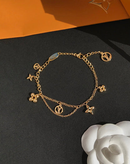 [Noble Jewelry]BLOOMING PINK GOLD MOP BRACELET