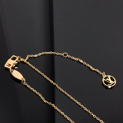 [Noble Jewelry]COLOR BLOSSOM PINK MOP SUN GOLD NECKLACE