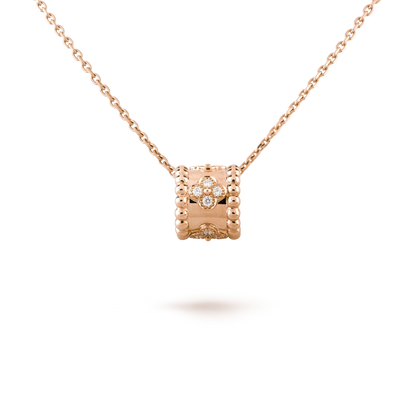 [Edler Schmuck] PERLEE ANHÄNGER HALSKETTE GOLD / ROSÉGOLD