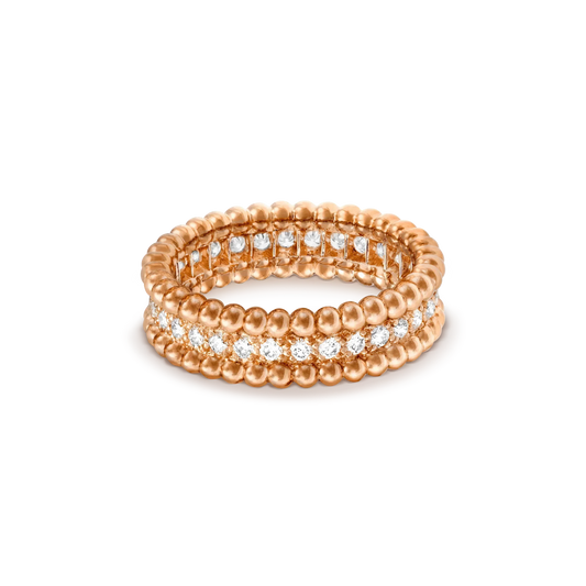 [Noble Jewelry]PERLEE DIAMOND ROSE GOLD RING