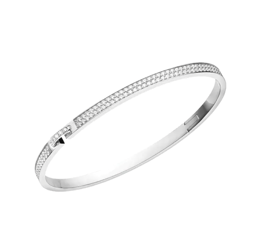 [Noble Jewelry]LIENS VIDENCE DIAMOND PAVED BRACELET