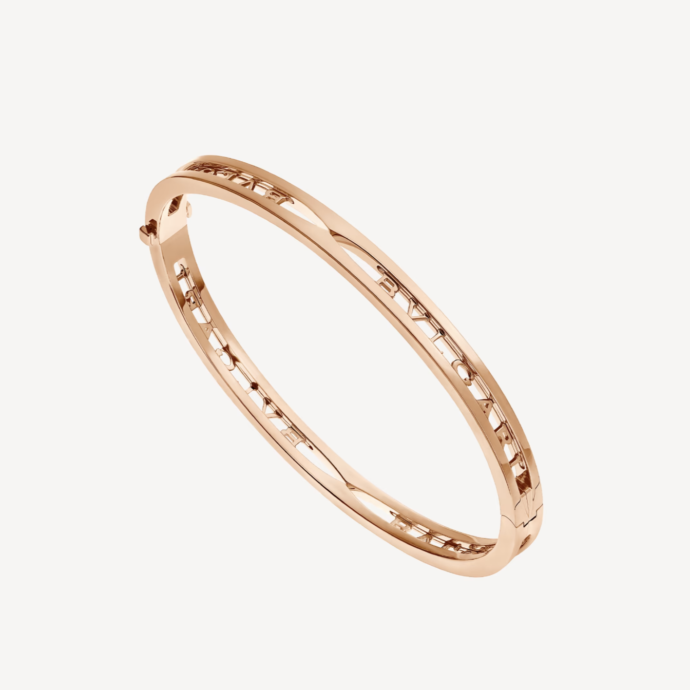 [Noble Jewelry]ZERO 1 SPIRAL LOGO PINK GOLD BRACELET