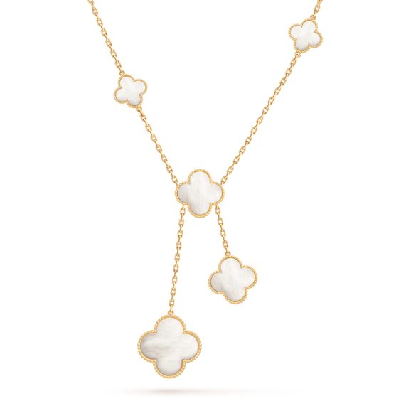 [Noble Jewelry]CLOVER MOTHER OF PEARL NECKLACE 6 MOTIF