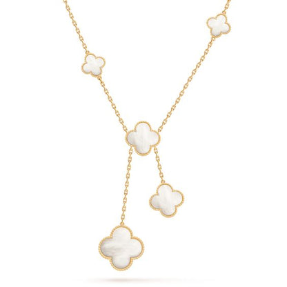 [Noble Jewelry]CLOVER MOTHER OF PEARL NECKLACE 6 MOTIF