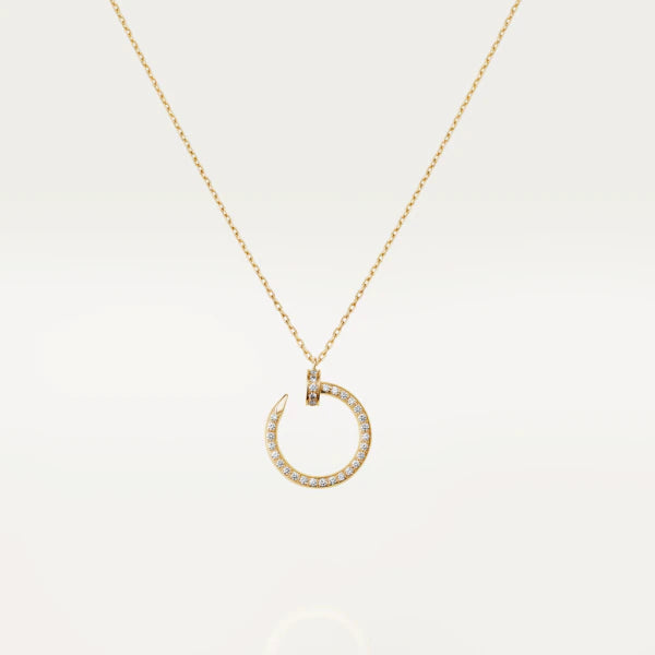 [Noble Jewelry]JUSTE NECKLACE GOLD DIAMONDS