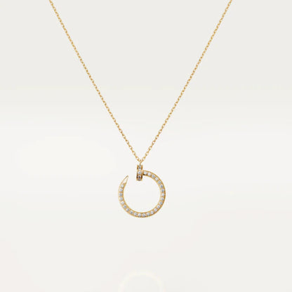 [Noble Jewelry]JUSTE NECKLACE GOLD DIAMONDS