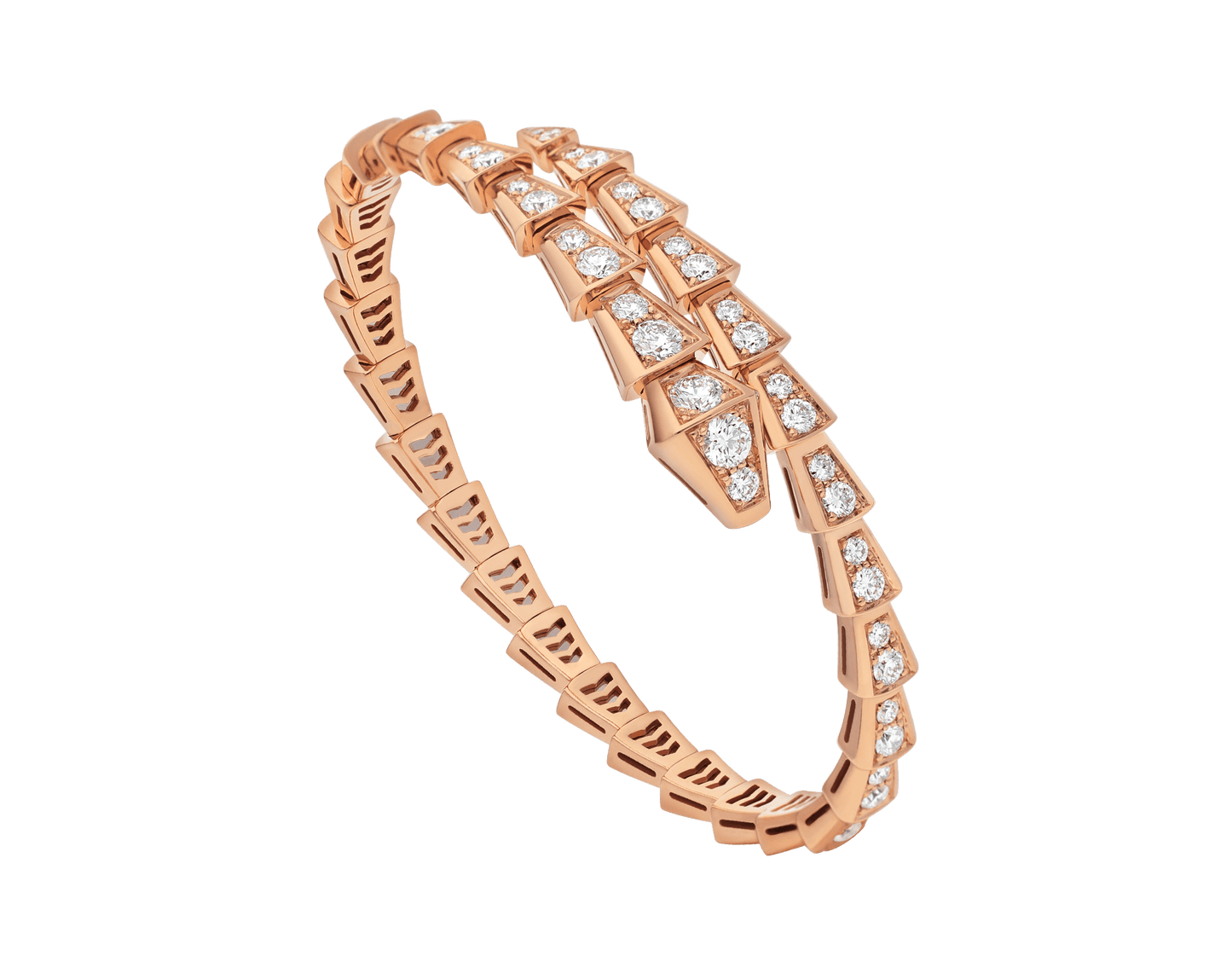 [Noble Jewelry]SERPENTI BRACELET 6.8MM PINK GOLD DIAMOND