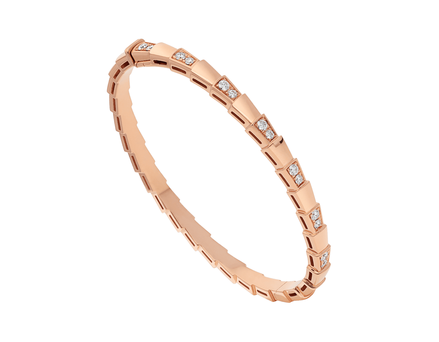 [Noble Jewelry]SERPENTI BRACELET PINK GOLD DIAMOND