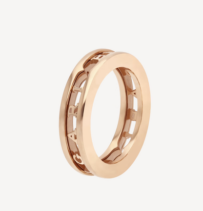 [Noble Jewelry]ZERO 1 ONE-BAND WITH OPENWORK LOGO SPIRAL RING