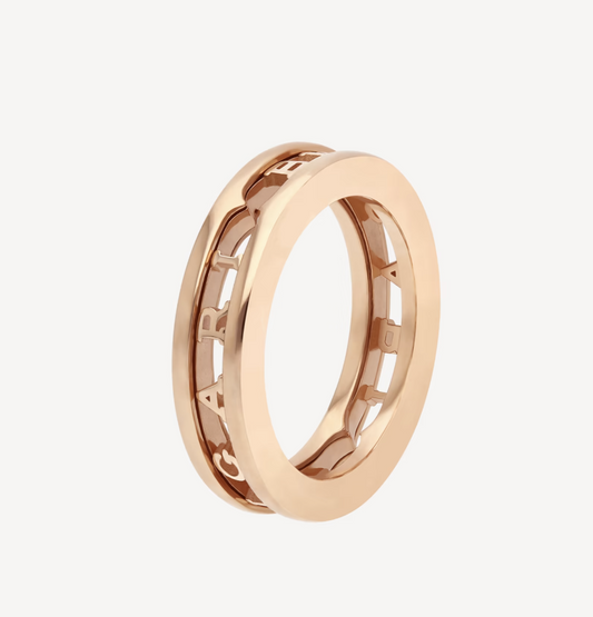 [Noble Jewelry]ZERO 1 ONE-BAND WITH OPENWORK LOGO SPIRAL RING