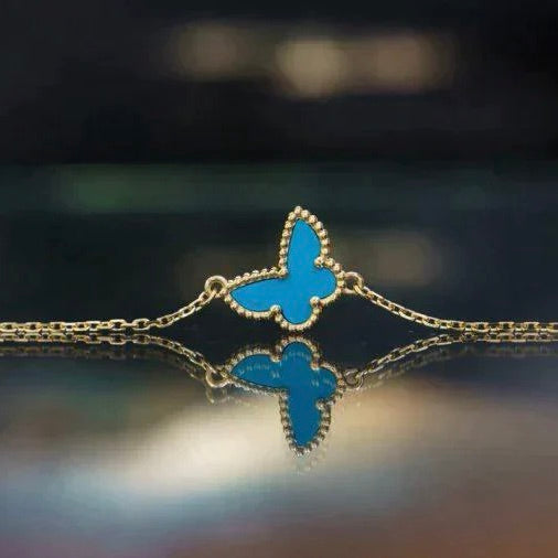 [Noble Jewelry]BUTTERFLY TURQUOISE BUTTERFLY BRACELET